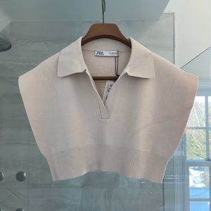 Brand new w tags Zara cropped sweater